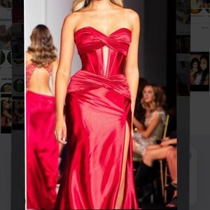 Sherri Hill Red Elegant Dress 56161